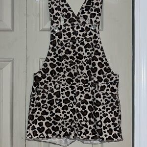 Children Place Print short Overall girl 6